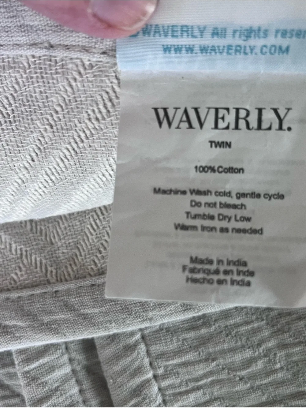 Waverly Cream Matelassé Coverlet with Raised Medallion Pattern